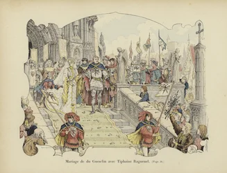 Hochzeit von Bertrand du Guesclin und Tiphaine Raguenel